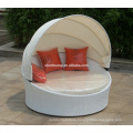 Color optional leisure design outdoor daybed rattan sea beach sun bed